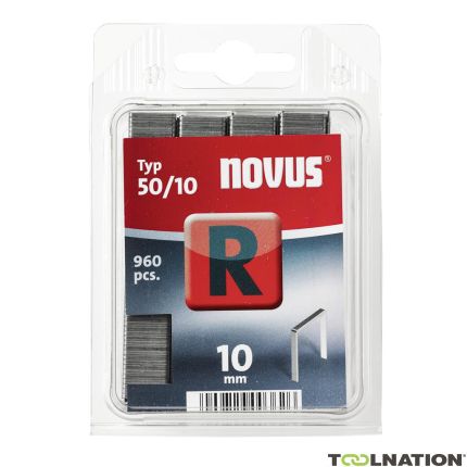 Novus 042-0467 Flachdraht-Klammern R 50/10MM, 960 Stück - 1