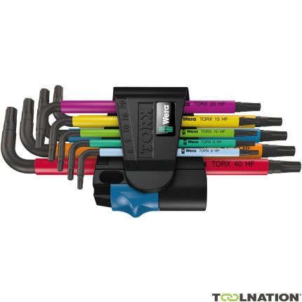 Wera 05024179001 967 SL/9 TORX HF Multicolour Stiftsleutelset met vasthoudfunctie, 9-delig - 2