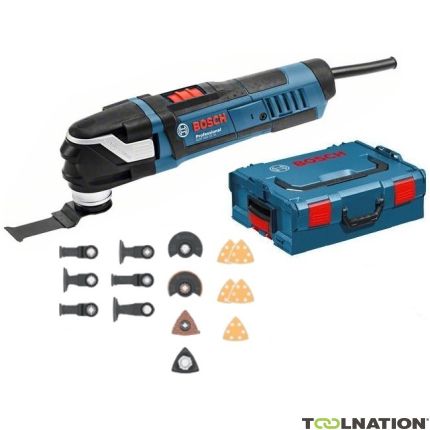 Bosch Blauw GOP 40-30 Professional Multitool 400 watt in L-Boxx 0601231001 + accessoires - 1