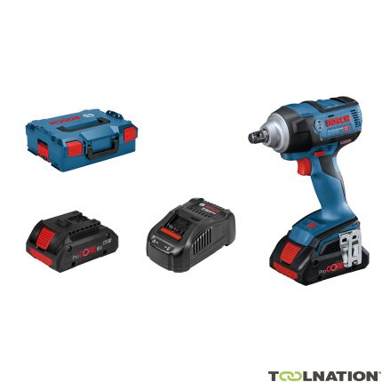 Bosch Blauw GDS 18V-300 Professional Slagmoeraanzetter 18V 4.0Ah ProCore in L-Boxx  06019D8202 - 1