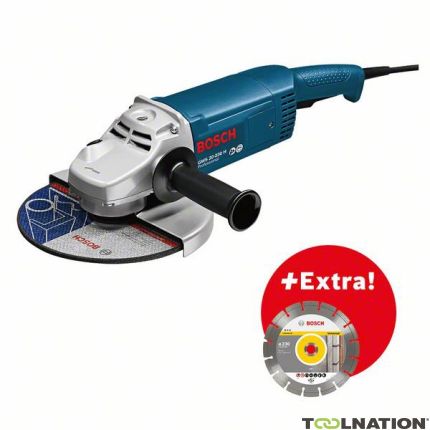 Bosch Blauw 0615990DD8 GWS22-230H haakse slijper 230 mm + diamantschijf in koffer - 1