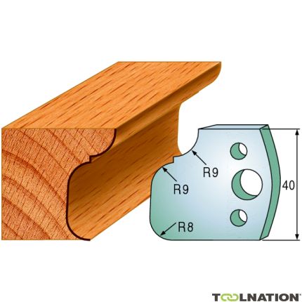 CMT Profilmesserpaar Höhe 40 mm Nummer 68 - 1