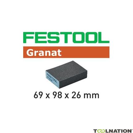 Festool 201082 Schuurspons GRANAT 69x98x26 120 GR/6 - 1