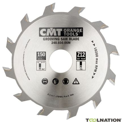 CMT Nutsäge industrielle Linie 180 x 30 x 18T Dicke 6 mm - 1