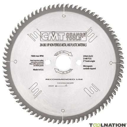 CMT Sägeblatt für Nichteisenmetalle (Alu) positiv 420 x 32 x 96T - 1