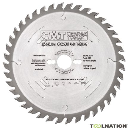 CMT-Sägeblatt mit links/rechts Zähnen 300 x 30 x 72T - 1