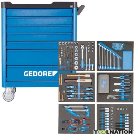 Gedore WSL-L-TS-190 Gereedschapwagen WORKSTER SMARTLINE 190-Delig 2980320 - 1