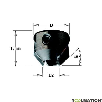 CMT Aufsteckbare Verbindung 16mm D2: 4mm rechts - 1