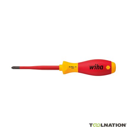 Wiha 36329 3281 SoftFinish Elektro-SlimFix-Schraubendreher, SL/PZ1 - 1