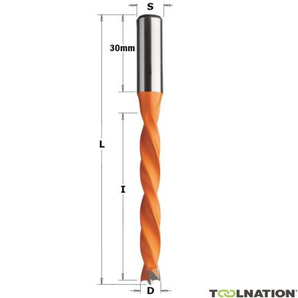 CMT Dreifachbohrer 5mm, Schaft 10x30 links - 1