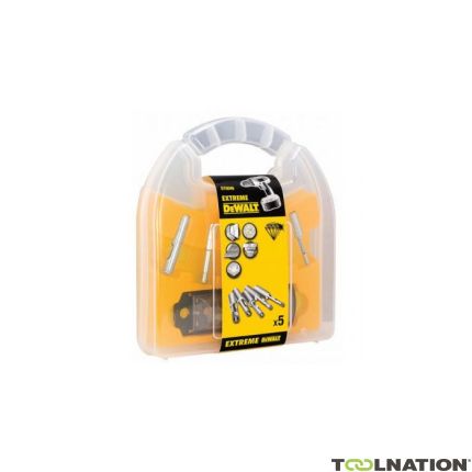 DeWalt DT6046-QZ DT6046 Diamant tegelborenset 5-delig 5/6/7/8/10 mm met reservoir - 1