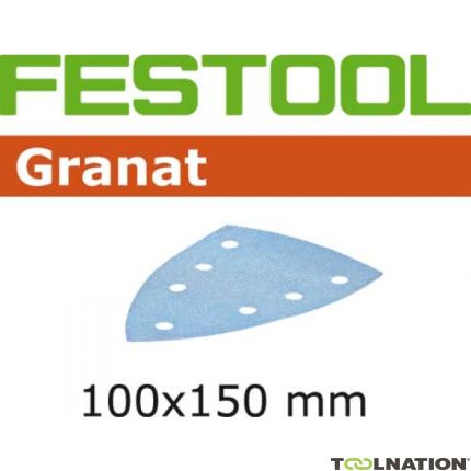 Festool 499630 Granat Schuurbladen STF DELTA/7 P100 GR/100 - 1