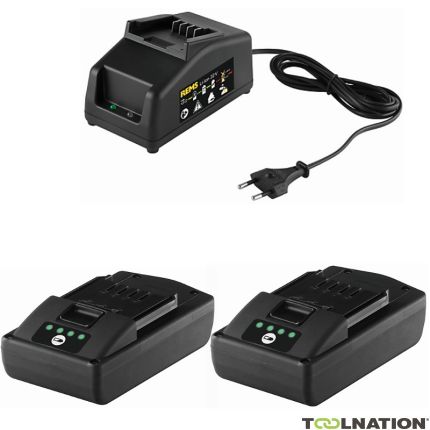 Rems 571589 Power-Pack 22V 1,5 Ah Li-ion 2 x Akku + Ladegerät - 1