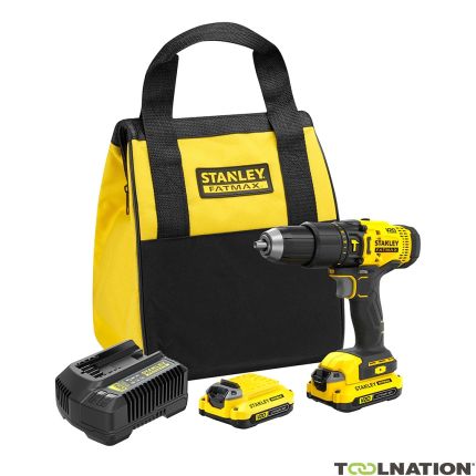 Stanley SFMCD711C2S FATMAX® V20 Akku-Schlagbohrschrauber 18V 1,5Ah im Softbag - 1