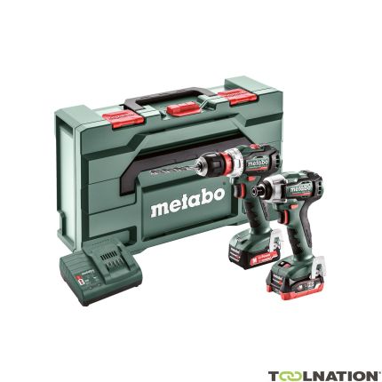 Metabo COMBO SET 2.7.4 BS12BL Qaccu-Bohrmaschine + SSD12BL Schlagschrauber 12V 4.0Ah LiHD/2.0Ah Li-Ion 685164000 - 1