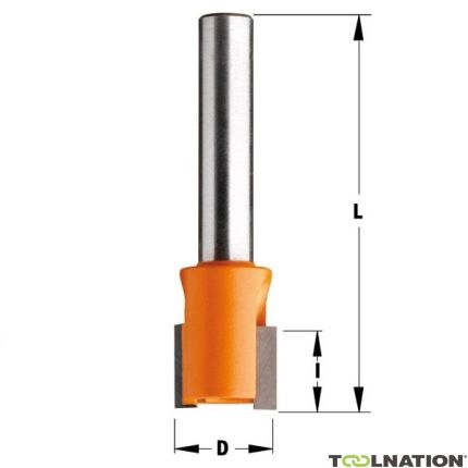 CMT 14 mm Falz- und Kantenfräser mit offenem Fasenschaft 6 mm - 1