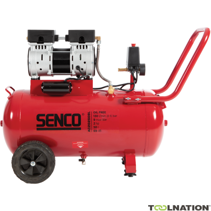 Senco AFN0039EU AC20250BL-EU Ölfreier, leiser Kompressor 50 Liter - 1