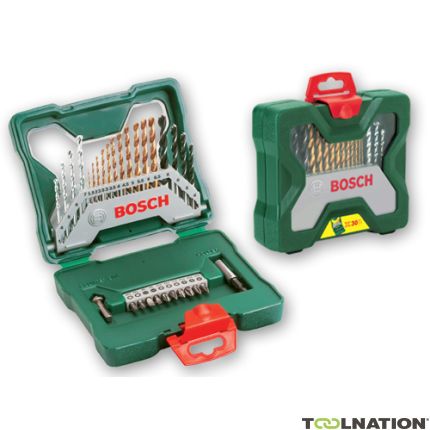 Bosch 2607019324 30-Delige set met boren, bits, bithouder en verzinkboor in handzame koffer - 1