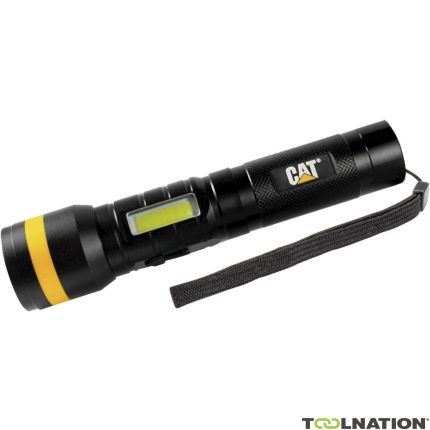 CAT CT6315 Focus Tactical LED Zaklamp 100-1200 Lumen met powerbank functie - 1