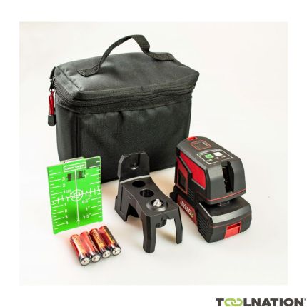 Levelfix 556222 CL202G SET Kruislijnlaser Groen + Statief - 1