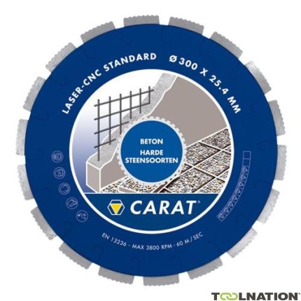 Carat CWB5405000 Diamantzaagblad Beton 540x30,00 mm tbv W-5421 - 1