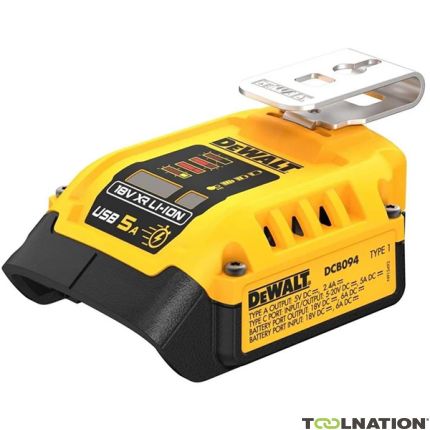 DeWALT DCB094K-QW 18 Volt XR USB-Ladeadapter - 1