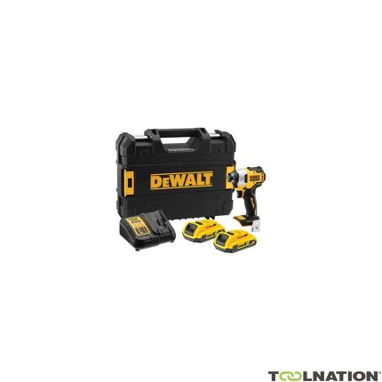 DeWalt DCF809D2T-QW Slagschroevendraaier Koolborsteloos 18V 2.0Ah Li-Ion in TSTAK - 3