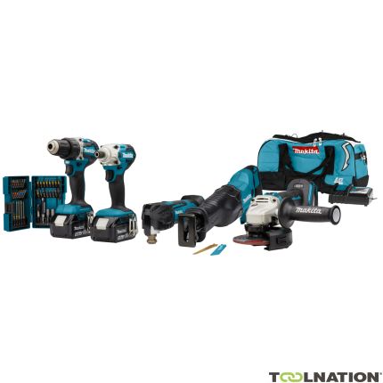 Makita DLX5068TX1 Combiset 18V 2 x 5,0Ah - 1