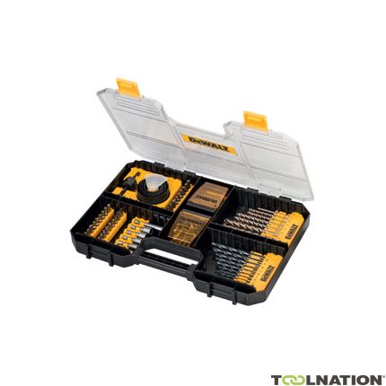 DeWalt DT71569-QZ 100-delige schroef- boren- en gatzagenset in koffer - 1