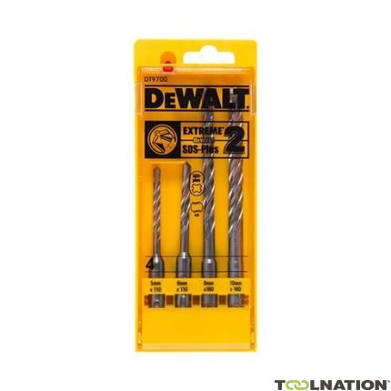 DeWalt DT9700-QZ Hamerboor Extreem SDS-Plus2 4-delige set. 5,6,8,10mm - 1