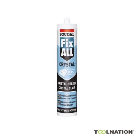 Soudal 110980 Montagekit Fix - All Crystal Transparent 290ml - 1