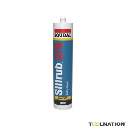 Soudal 105758 Silirub 2S Silikondichtstoff Sanitär Transparent Grau 300ml - 1