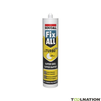 Soudal 153987 Montagekit Fix - All Turbo Weiß 290ml - 1