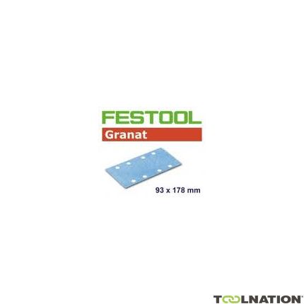 Festool 498943 Schuurstroken Granat STF 93x178/8 P400 GR/100 - 1