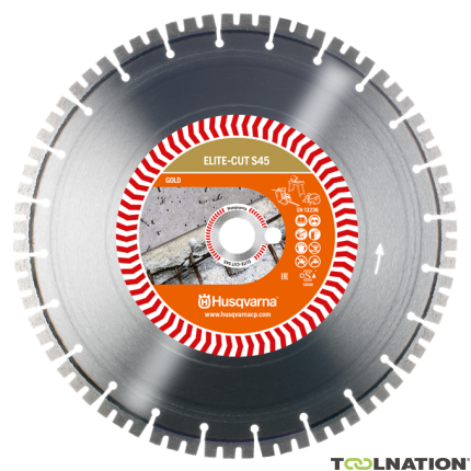 Husqvarna 579 81 16-30 Elite-Cut S45 gewapend beton 400 x 25,4 mm Nat en Droog - 1