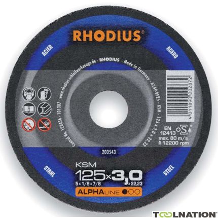 Rhodius 200548 KSM Doorslijpschijf Metaal 150 x 3,0 x 22,23 mm - 1