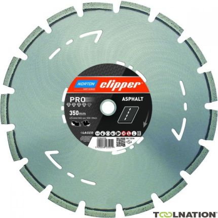 Clipper 70184623182 Pro Asphalt Diamant zaagblad 300 x 20 mm Droog/Nat - 1