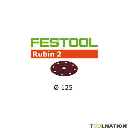 Festool 499096 Schuurschijven Rubin 2 STF D125/90 P100 RU/50 - 1