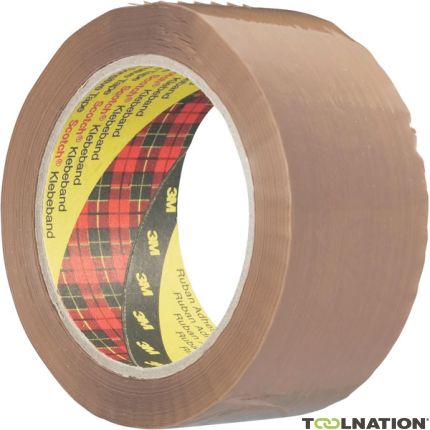 3M 37394507 3739 Kartonverschlussband 50 mm x 66 m Braun 6 Rollen - 1