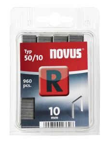 Novus 042-0467 Flachdraht-Klammern R 50/10MM, 960 Stück