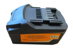 Rokamat 08050 Accu 18 volt 5,2 Ah Li-Ion