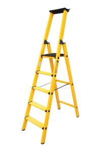 Little Jumbo 1260230005 Industrietreppe Glasfaser Typ 230 - 1x5 Trittstufen