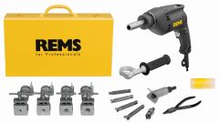 Rems 156010 R220 Twist/Hurrican Set 12-15-18-22 Elektrische Buisuithaler/Optromper