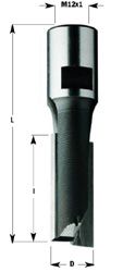 CMT 8 mm Rillenfräser mit Innengewindeanschluss M10 rechts