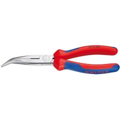 Knipex 26 22 200 Telefoontang gebogen + zijsnijder 200 mm