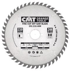 CMT HM-Sägeblatt fein gezahnt 190 x FF x 48T