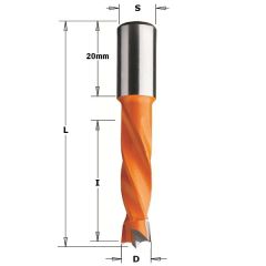 CMT Dreifachbohrer HM 4mm, Schaft 10x20 rechts