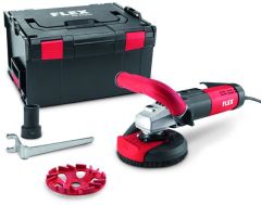 Flex-tools 471046 LDE 15-10 125 R, Kit Estrich-Jet Betonschuurmachine variabel toerental voor stofvrij schuren 125mm