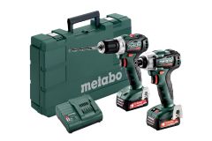 Metabo 685168000 COMBO SET 2.7.3 BS12BL accuboor + SSD12BL slagschroevendraaier 12V 2.0Ah Li-Ion