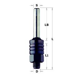 CMT Spindel ohne Lagerwelle 6 mm